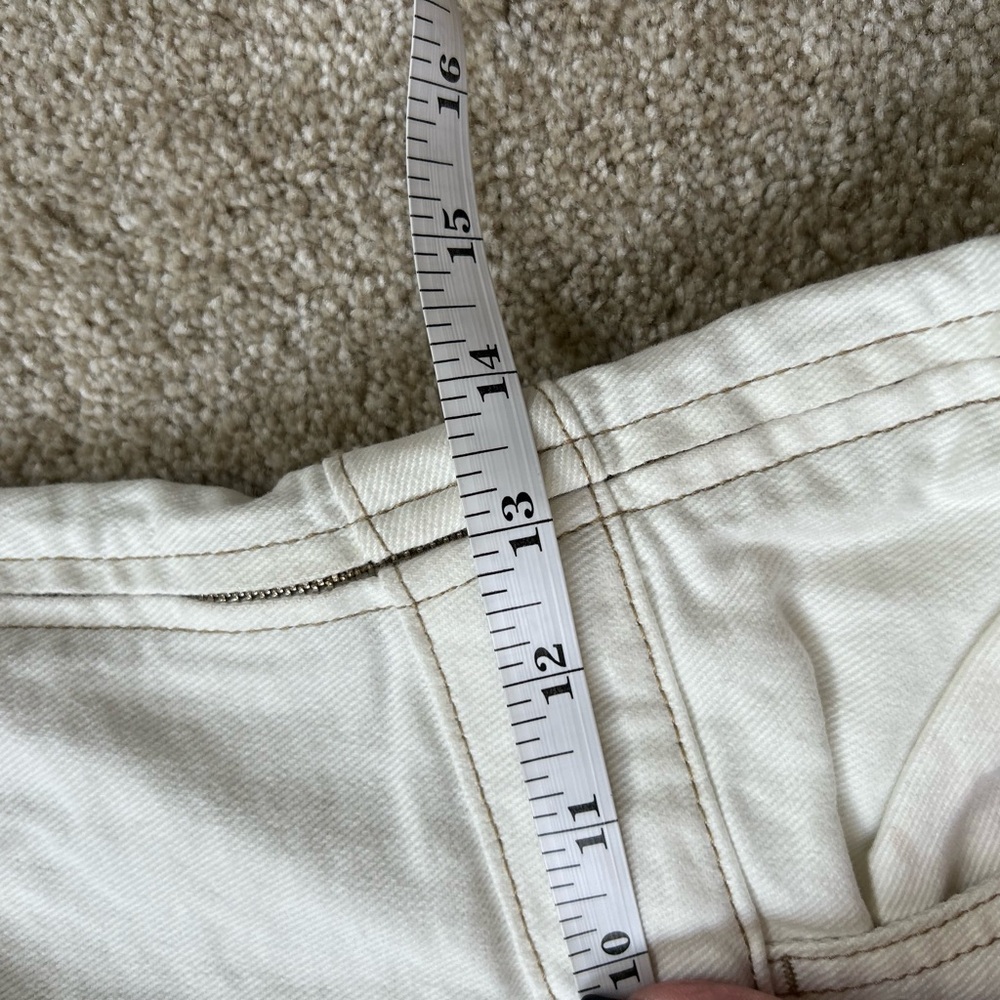 PAC Sun White Denim Strapless Jumpsuit - Picture 8 of 11